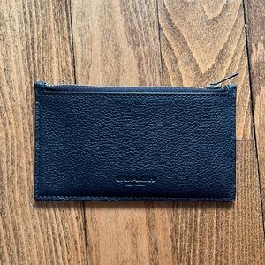 Black Mens Coach Card Wallet